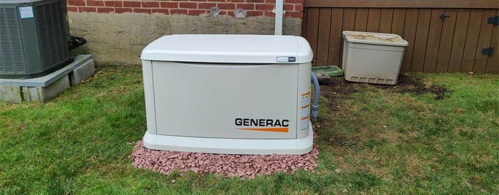 GeneracGeneratoronGravelBase