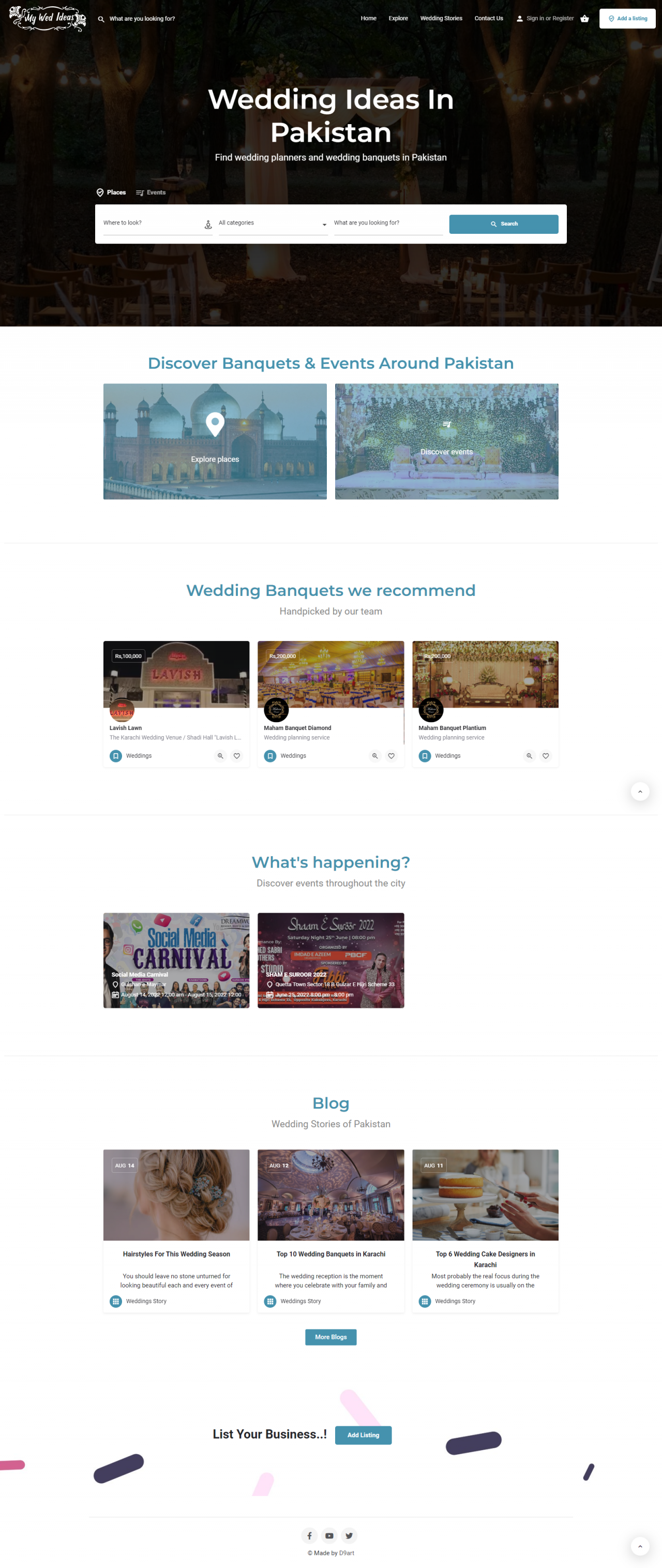 wordpress listing website in US