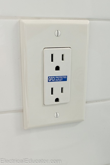 GFCI Protected Outlet